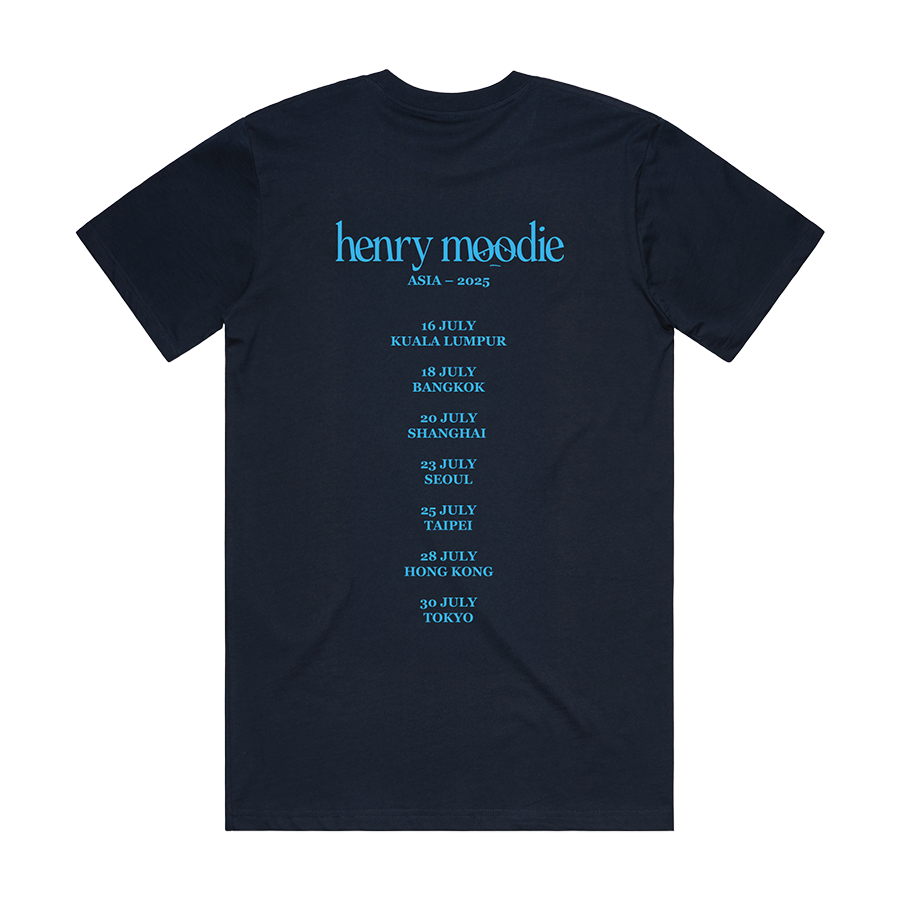 Henry Moodie 2025 Navy Asia Tour Tee
